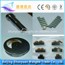 Advanced Tungsten carbide CNC machine parts with plating and high quality